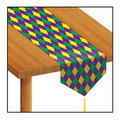 Printed Mardi Gras Table Runner